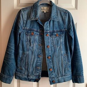 Madewell Classic denim jacket, size XS; NWOT.